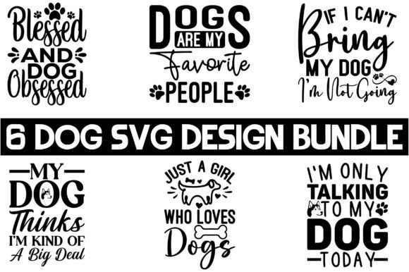 6 Dog Svg Design Bundle Review
