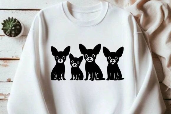 Chihuahua Dog SVG PNG Clipart Silhouette