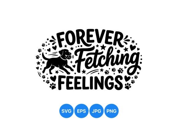 Forever Fetching Dog SVG Design