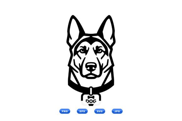 German Shepherd Dog SVG Art