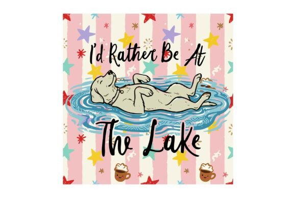 Lake Dog Svg, I’d Rather Be at the Lake