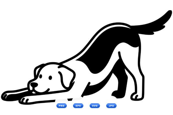 Playful Dog SVG Clipart Review