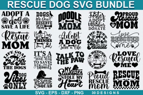 Rescue Dog SVG Bundle Review