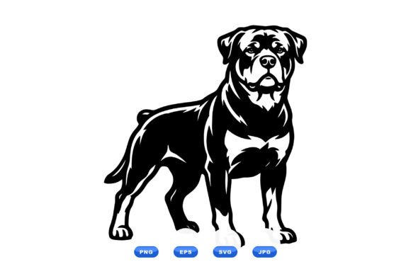 Rottweiler Dog SVG Clipart Review