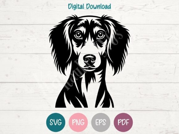 Saluki Dog SVG PNG EPS PDF Design