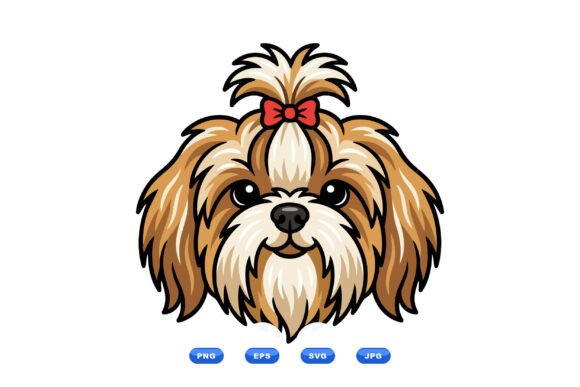 Shih Tzu Cute Dog SVG Review