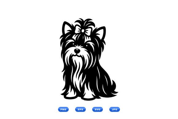 Yorkie Dog SVG Clipart Review